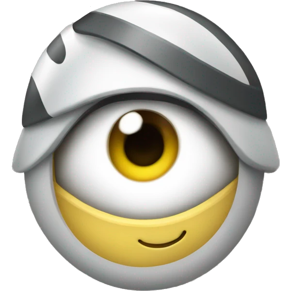 Smiling eye roller emoji