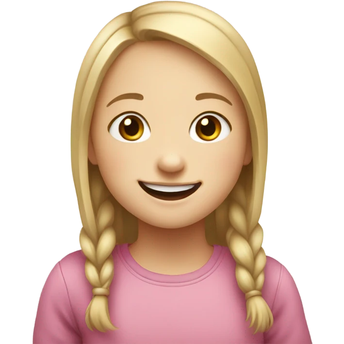 Down syndrome girl  emoji