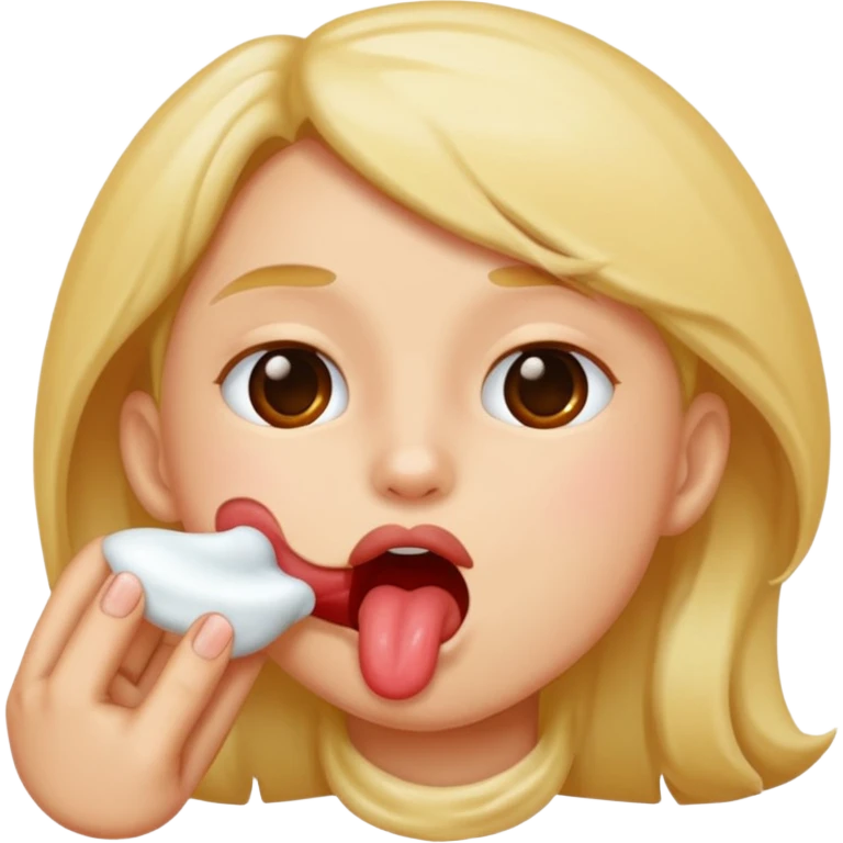 Licking  emoji