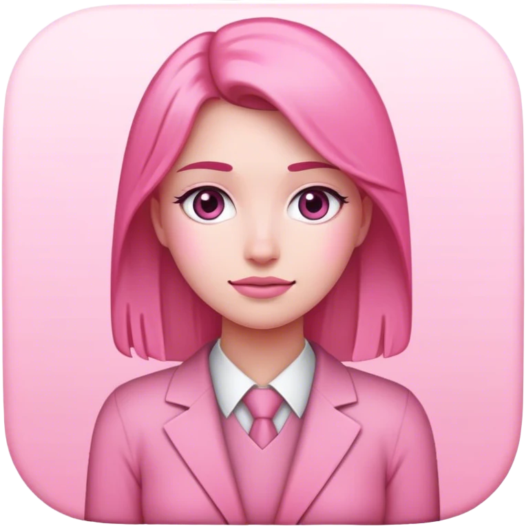 Pink Linkedin post emoji