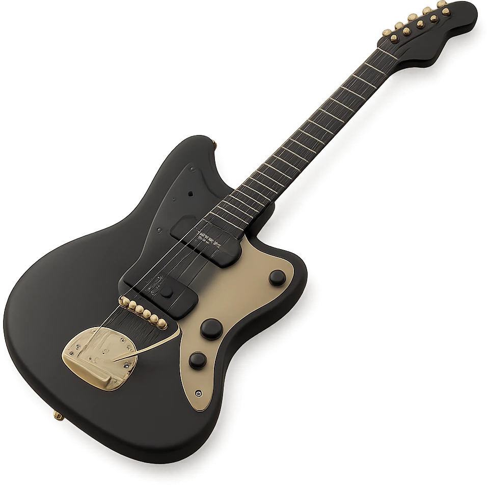 Fender Jazzmaster guitar emoji