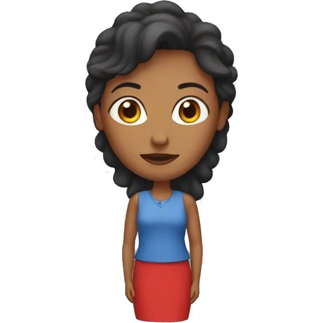 Red mom emoji