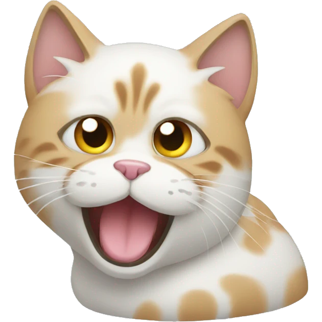 a cat with fever emoji