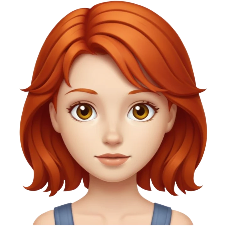Redhead girl emoji