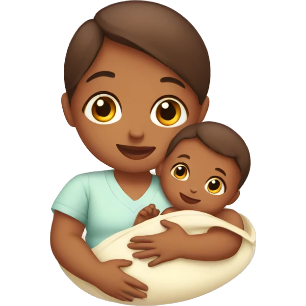 Baby nursing  emoji