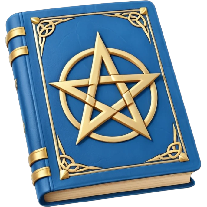 blue spell book emoji