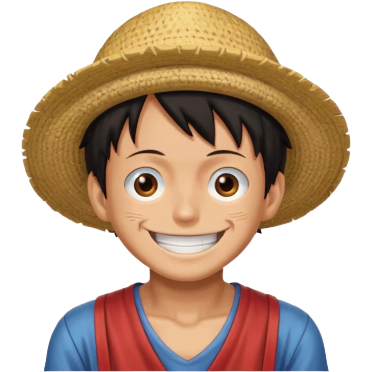 Luffy from one piece emoji