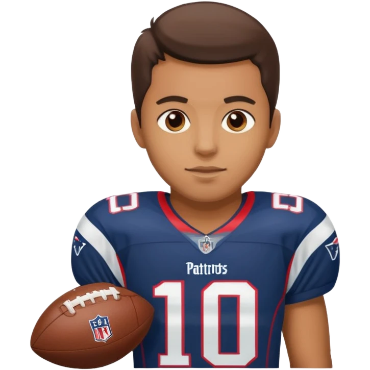  patriots player number 10 emoji