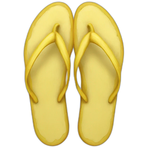 Banana flip flop emoji