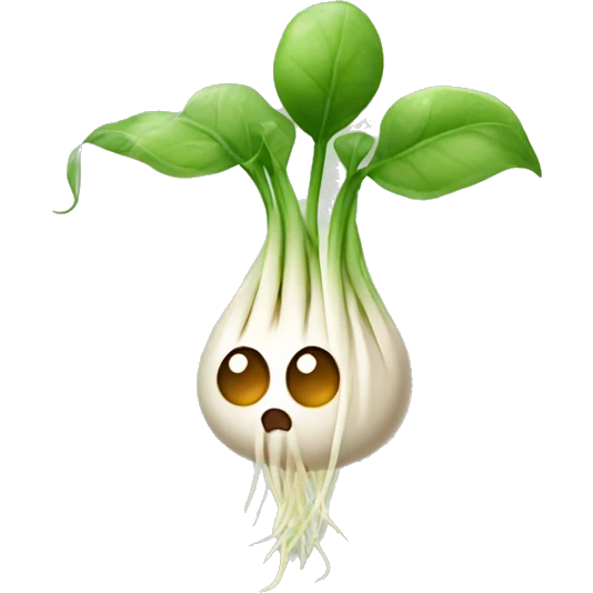 bean sprout emoji