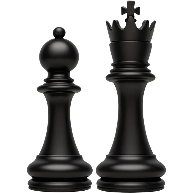 black chess piece, rook piece emoji
