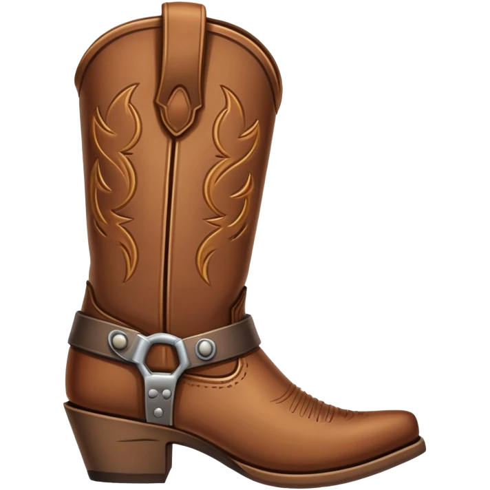 Cowboy boot emoji
