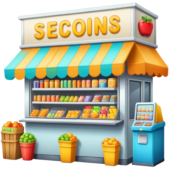 street vending store emoji