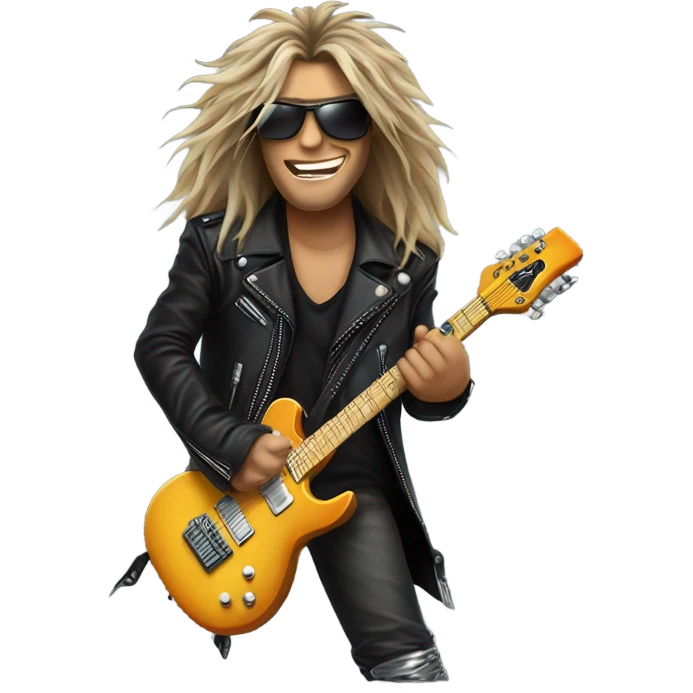 Heavy Metal Guitar Player emoji