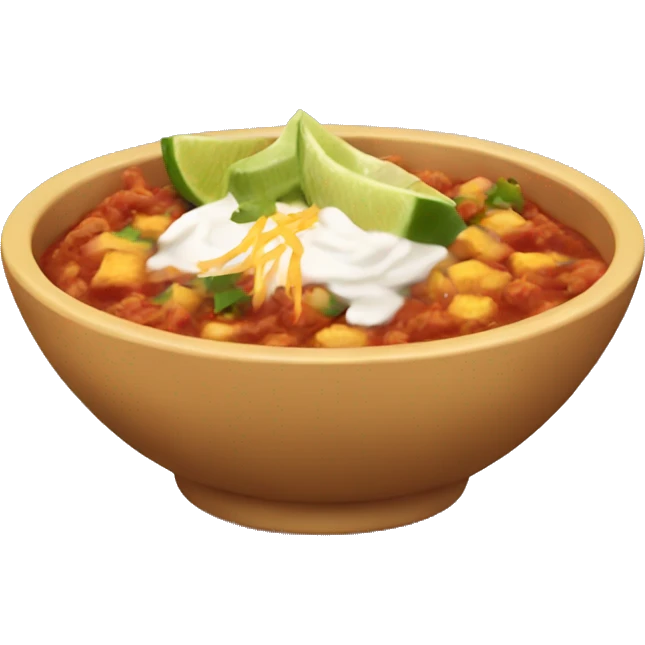 Mexican bowl of menudo emoji