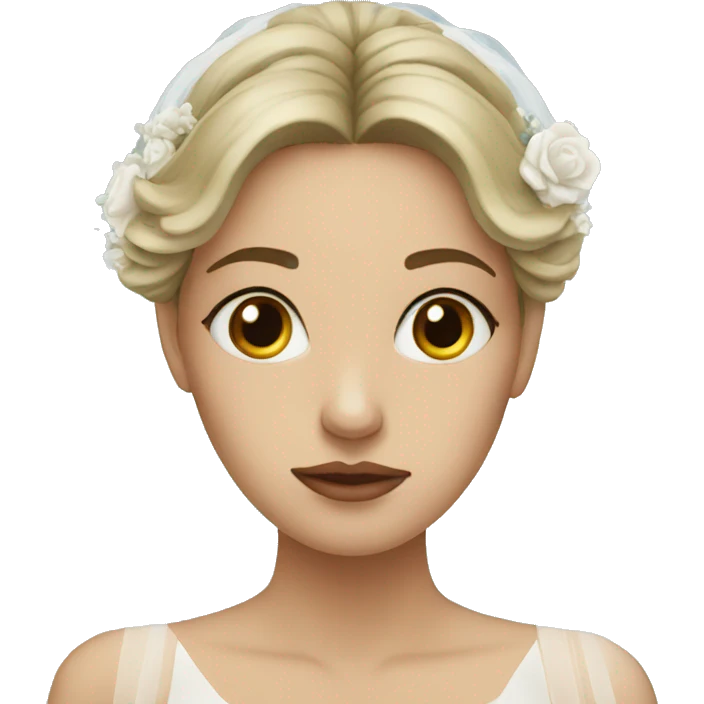 sad bride emoji