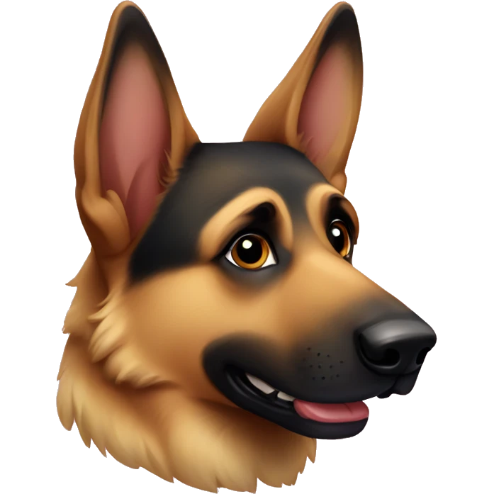 German shepherd  emoji