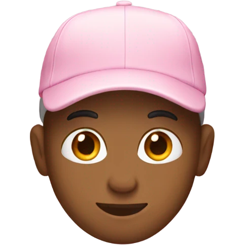 light pink cap emoji