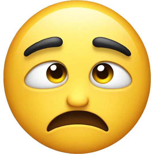 Worried face  emoji
