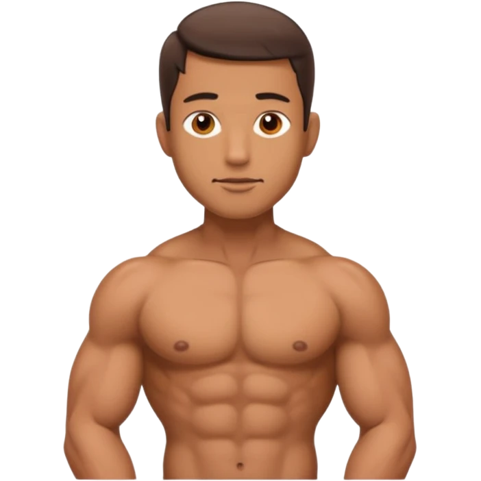 Man naked with big penis emoji