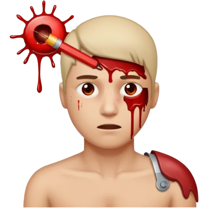 taliban shoulder with gunshot wound to the head emoji