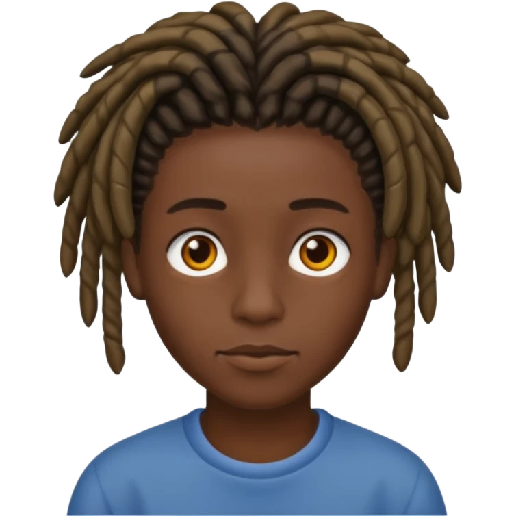 Make hair short dreads emoji