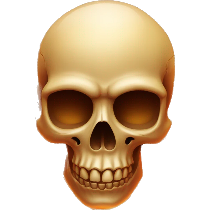 Skull in fire emoji