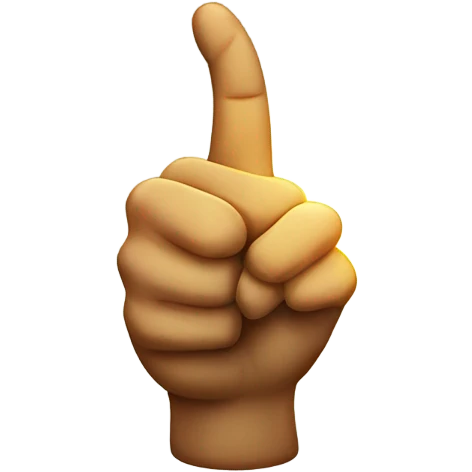 thumb up, glowing, medieval style emoji