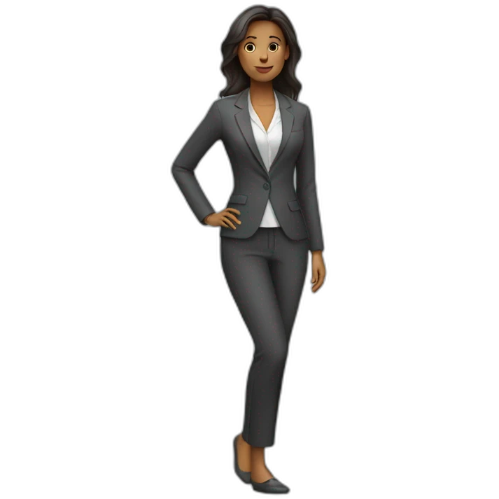 business woman casual emoji