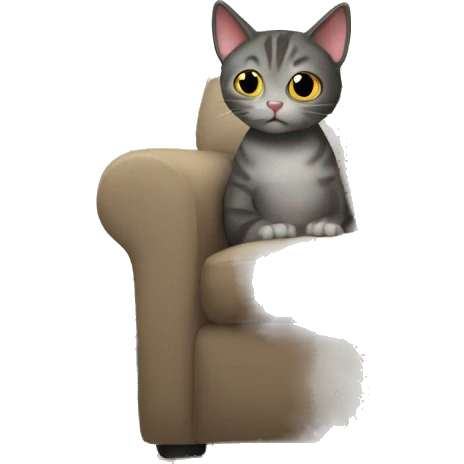 Cat watching tv emoji