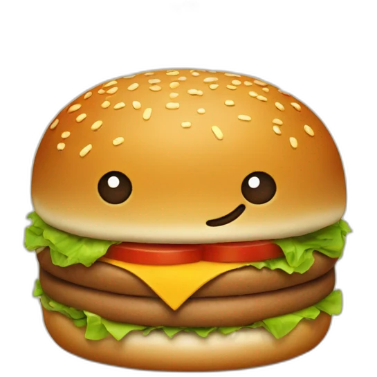 burger food delivery emoji
