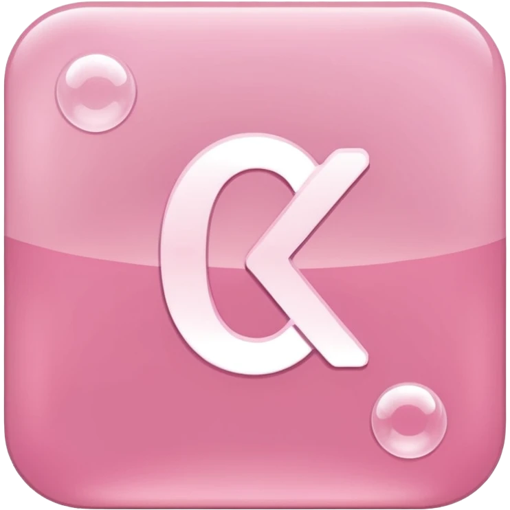 Pink square with 'OK' text emoji