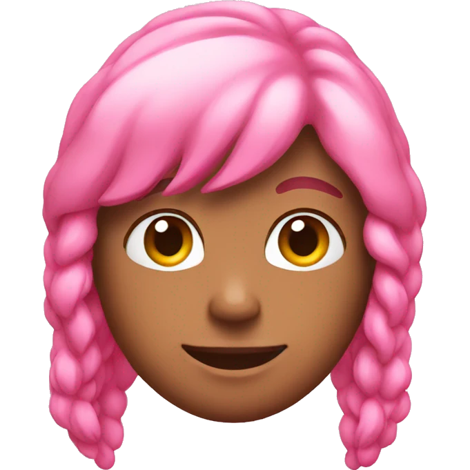 pink color emoji