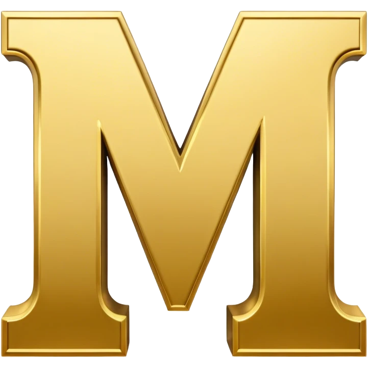 letter "M" emoji
