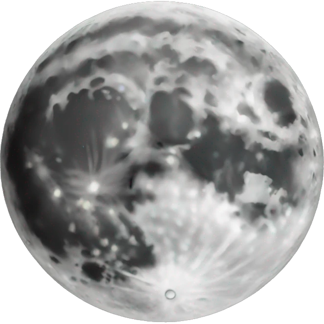 Realistic Moon  emoji