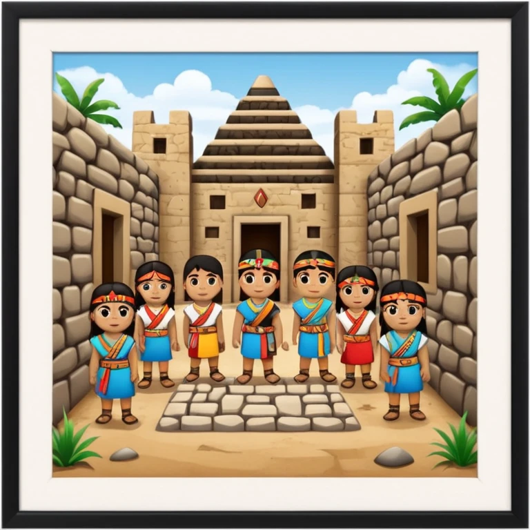 aztec school, no people emoji