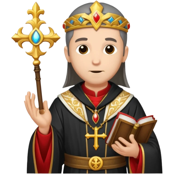 Lawful Human Priest in game emoji