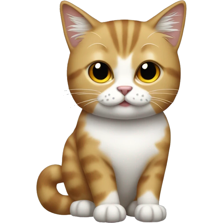 Gato con pico de gallina  emoji