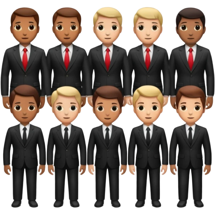 roup of directors shadow png realistic emoji