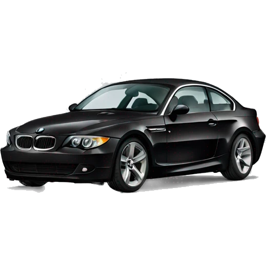 car black bmw e87 emoji