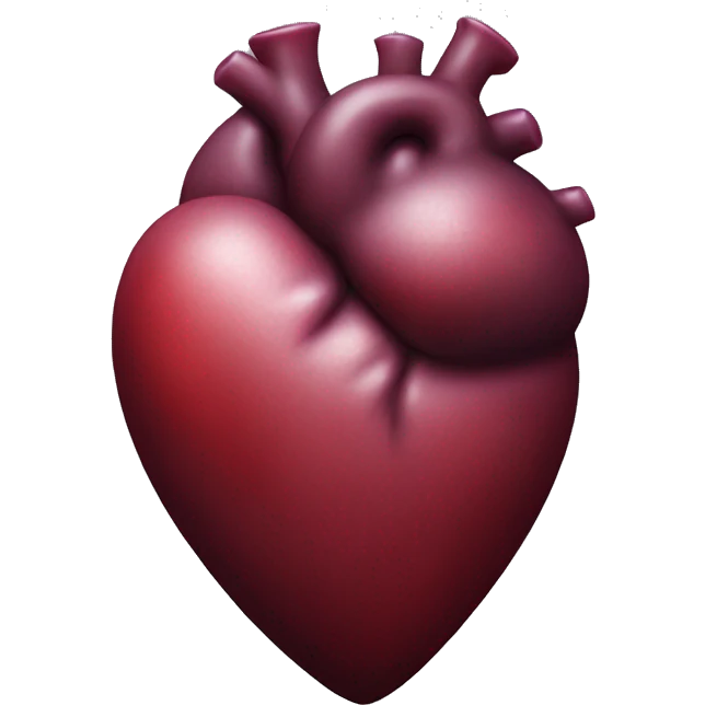 Gothic human heart emoji