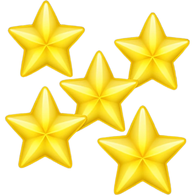 four stars in a vertival position emoji