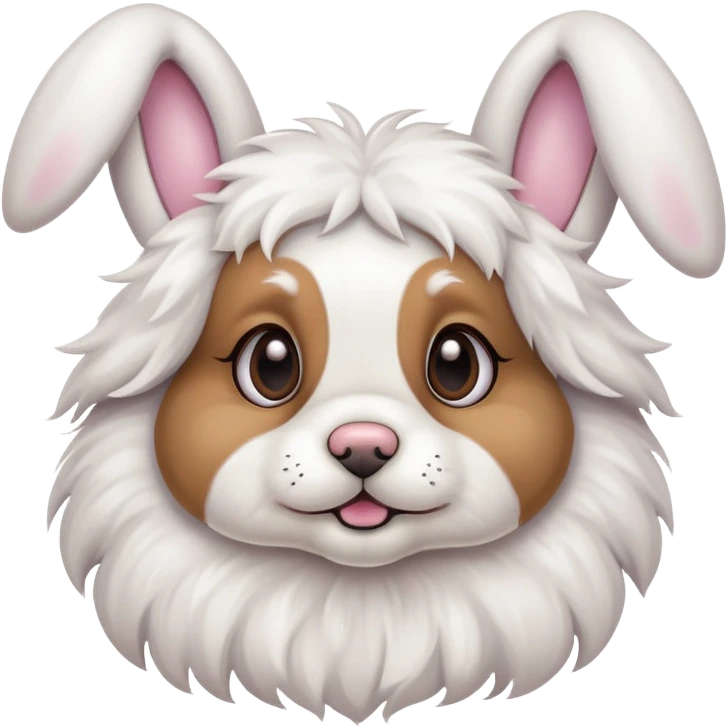 Easter Bunny dog emoji
