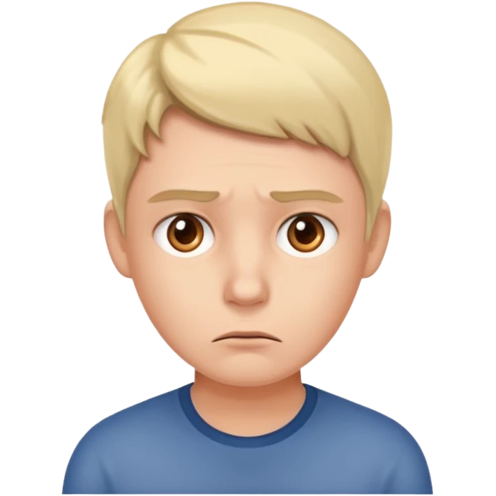ich habe Angst vor dem ergebniss vom Test heute emoji