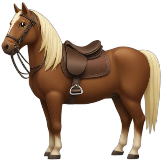 Toro sur cheval emoji