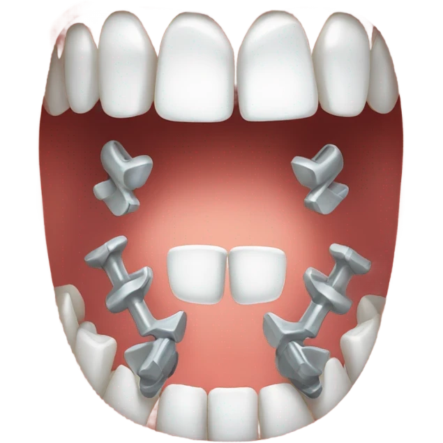 Teeth with braces emoji