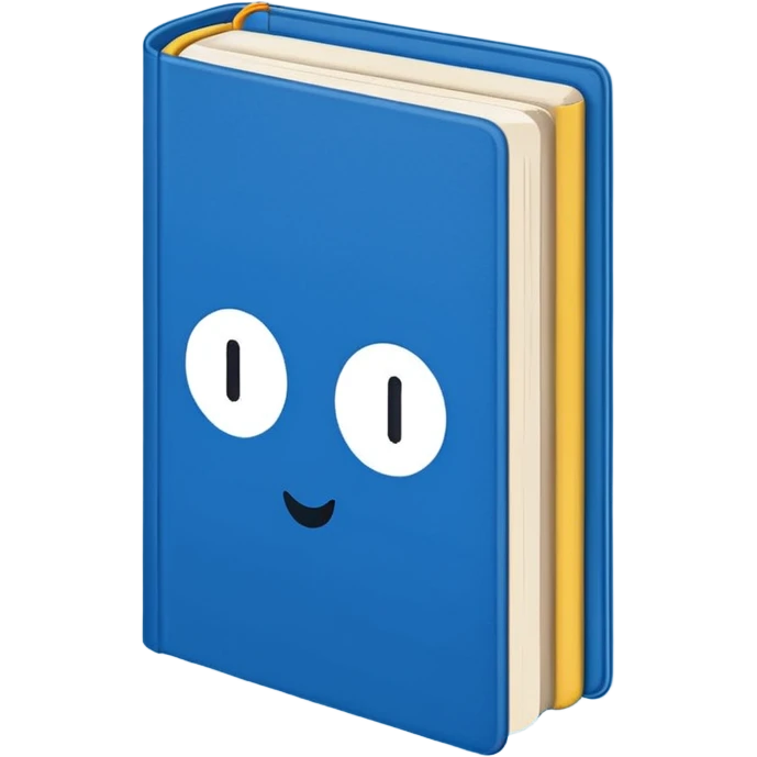 Book Blue Dick Bruna emoji