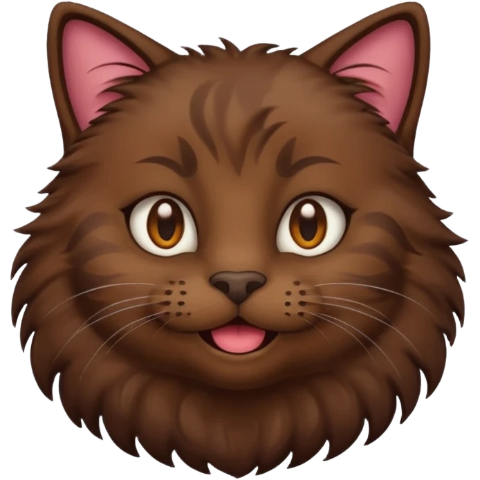 Emoji de gata morenita  emoji