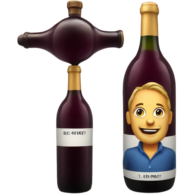 huge wine bottle (9 liters) emoji