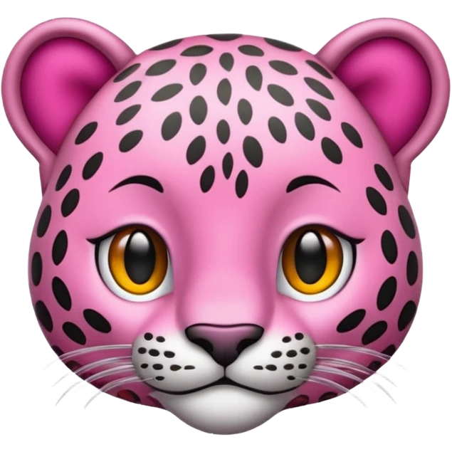 Emoji leopardo rosa emoji